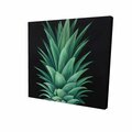 Begin Home Decor 16 x 16 in. Pineapple Leaves-Print on Canvas 2080-1616-GA104